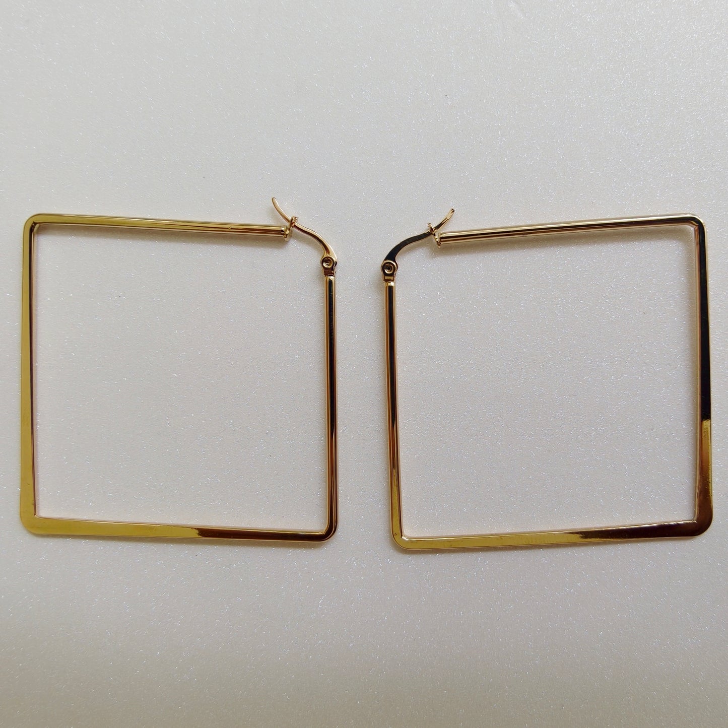 Boucles d'oreilles/créoles Désirade acier inoxydable