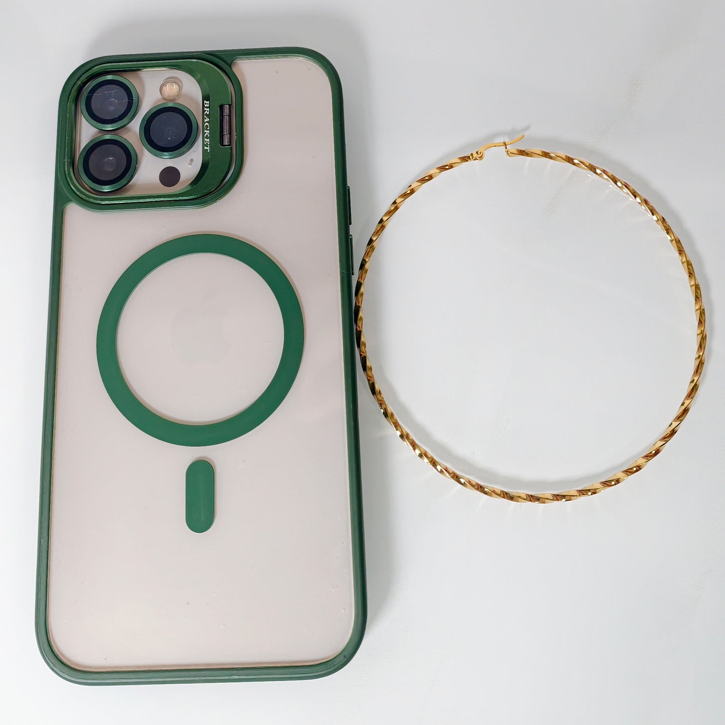 Boucles d'oreilles/créoles Fort de France acier inoxydable