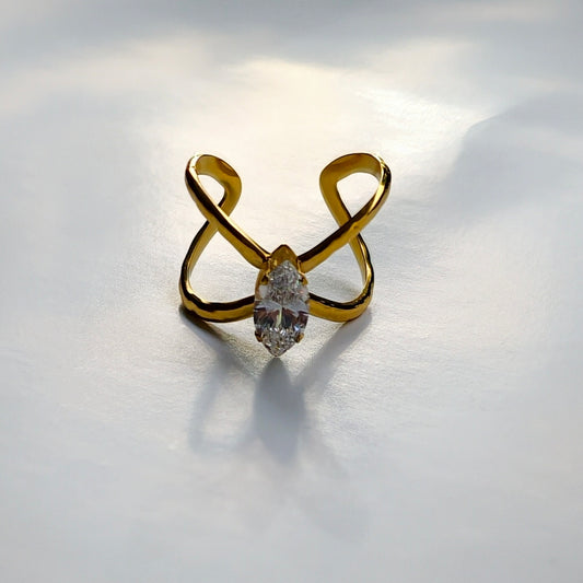 Bague Chypre acier inoxydable