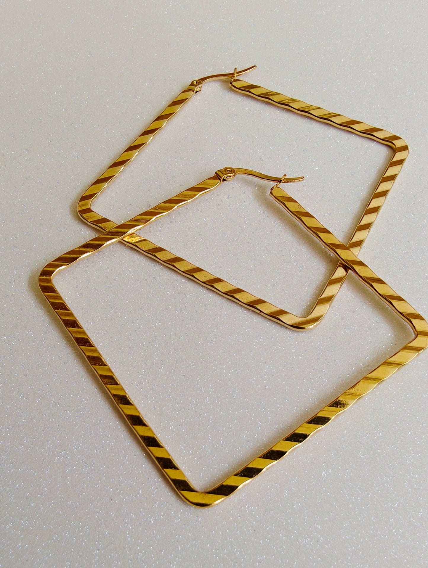 Boucles d'oreilles/créoles Précheur acier inoxydable