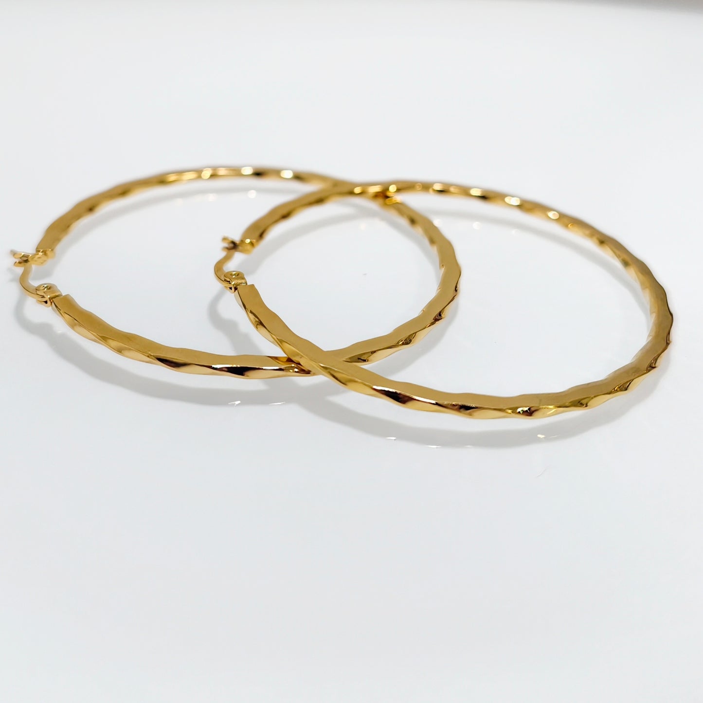 Boucles d'oreilles/créoles Lamentin acier inoxydable