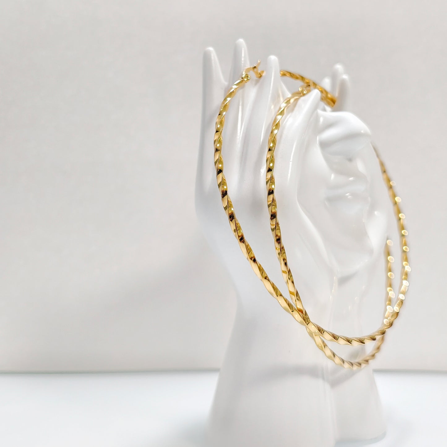 Boucles d'oreilles/créoles Fort de France acier inoxydable