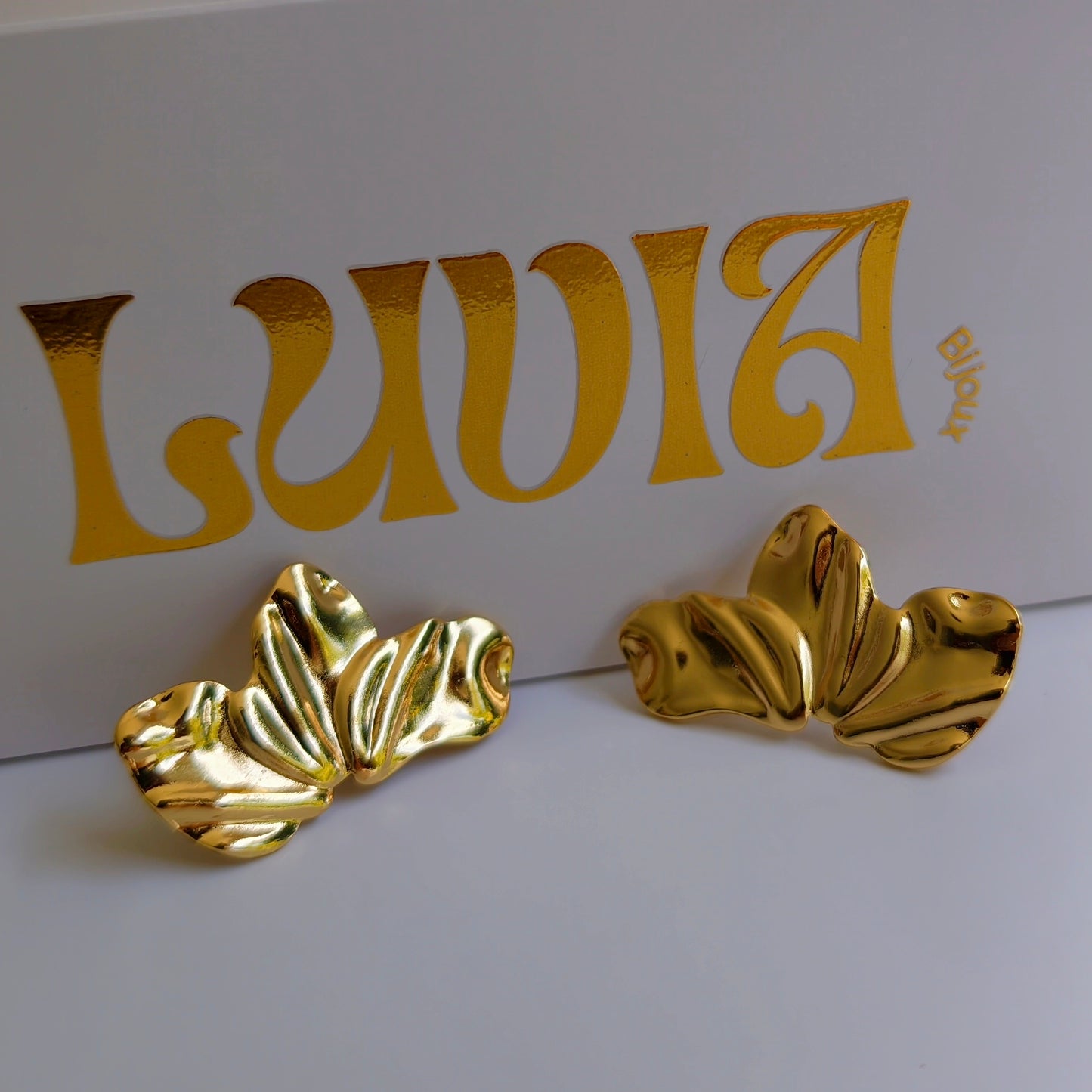 Boucles d'oreilles Singapour acier inoxydable