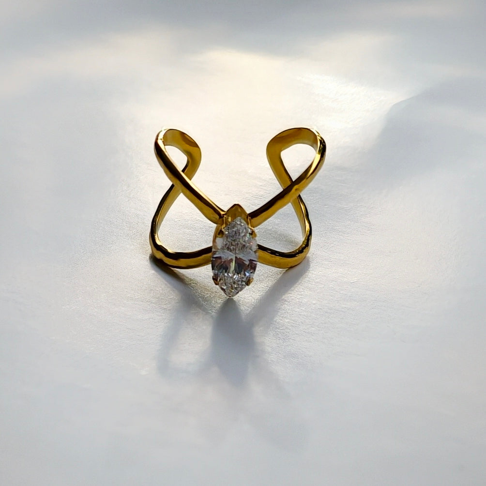 Bague Chypre acier inoxydable