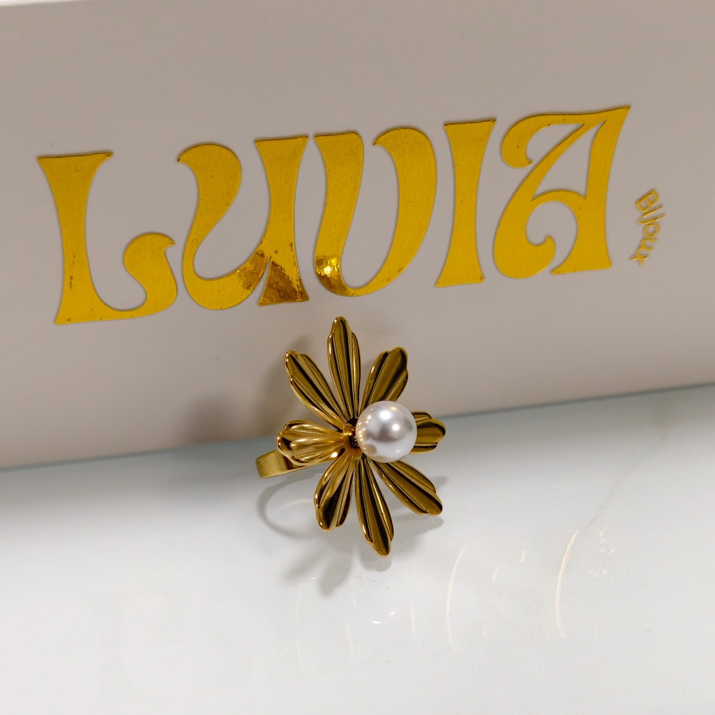 Bague Barcelone acier inoxydable