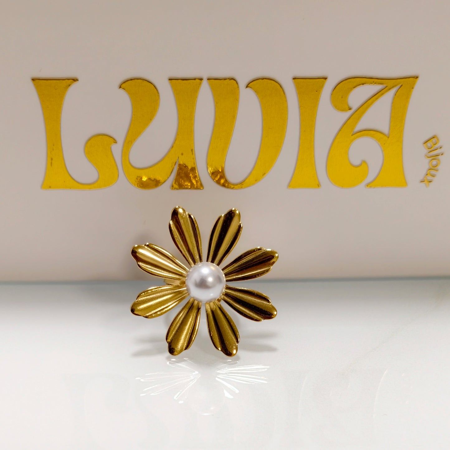 Bague Barcelone acier inoxydable