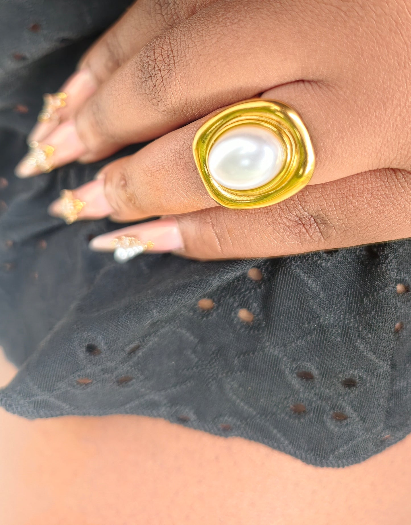 Bague Angola acier inoxydable