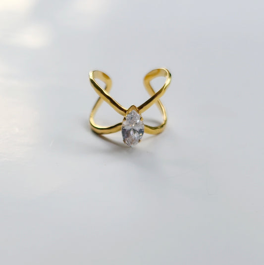 Bague Chypre acier inoxydable