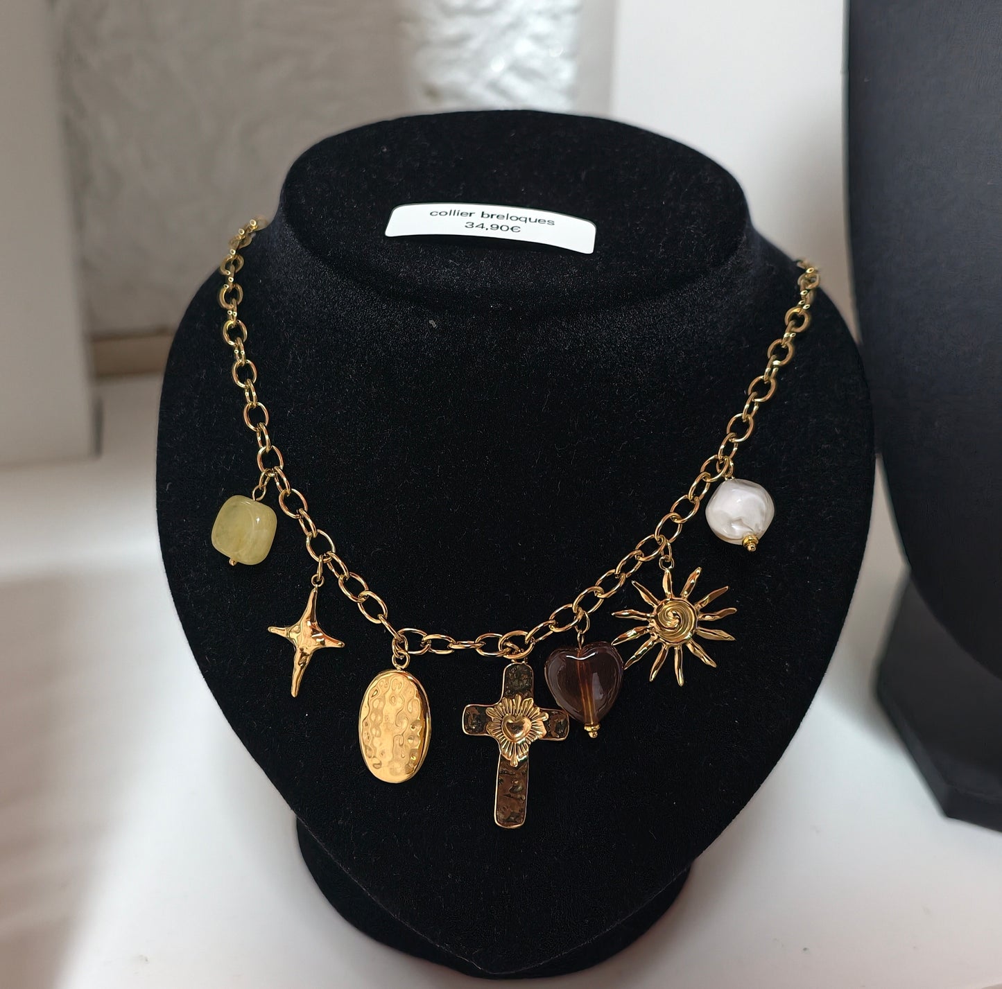 Collier breloques Saint Martin